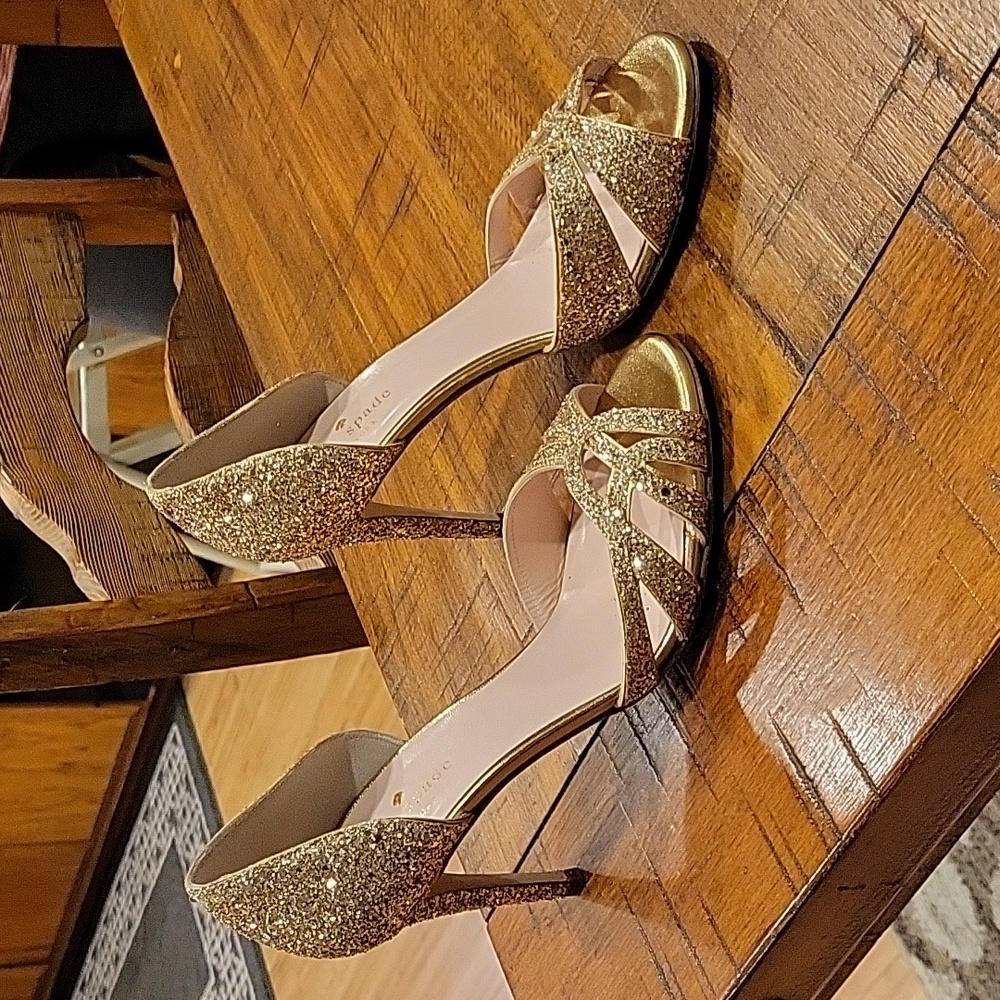 Gold Kate Spade Heels